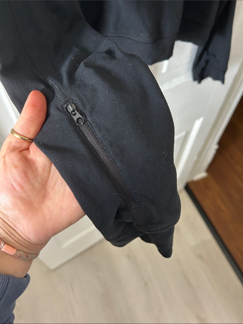lululemon athletica Black Full-Zip Technical Run Sweater - Picture 5 of 5